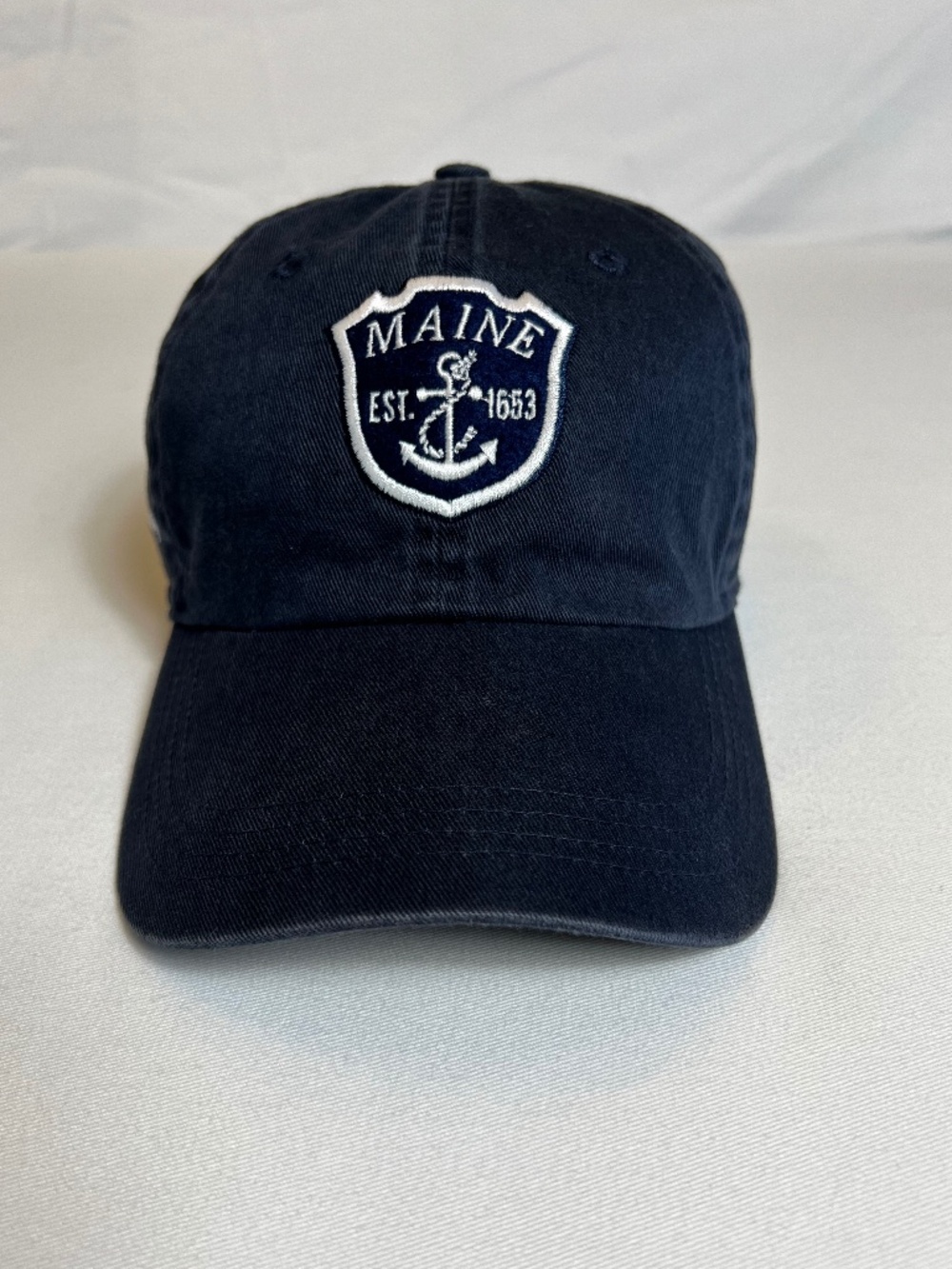 AHEAD Classic Cut 6 panel 100% Cotton Maine Kennebunkport Hat